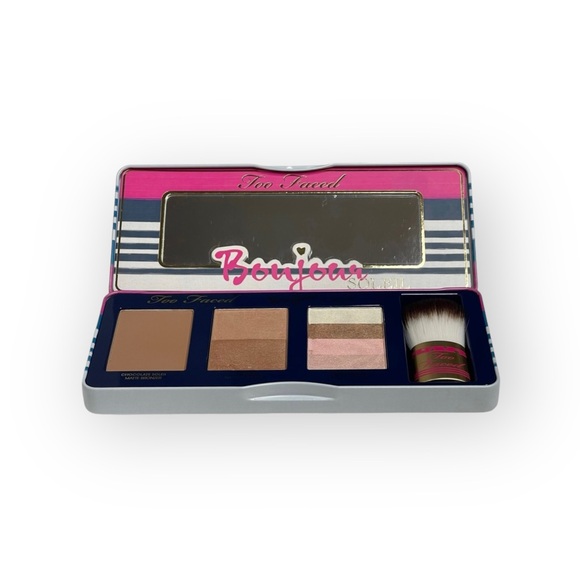 Deadstock: new Too Faced ㋛ Bonjour Soleil Bronzer Wardrobe Palette ㋛ Snow Bunny - Picture 4 of 16